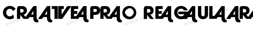 CratePro Regular Reg字体转换